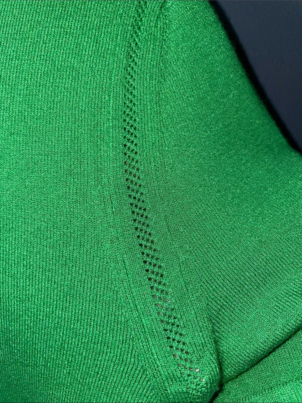 Banana Republic x MadMen Collab Green Short Sleeve Sweater, MCM/Retro, New - Picture 6 of 10